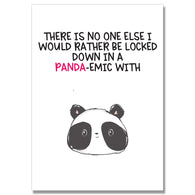 Locked Down Panda-Emic Card